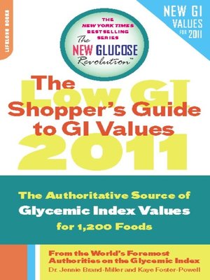 cover image of The Low GI Shopper's Guide to GI Values 2011